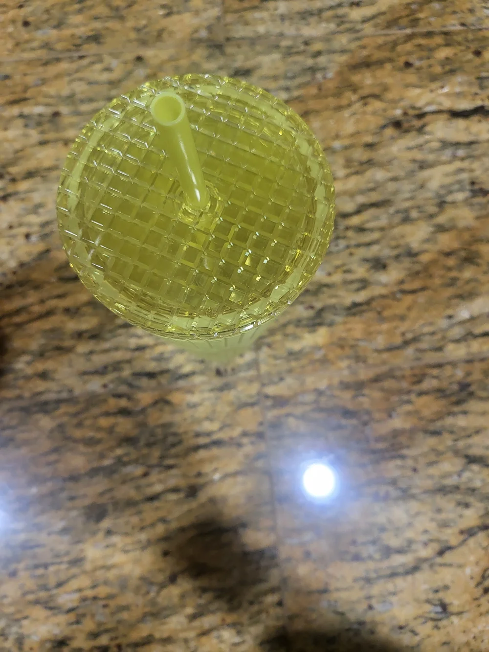 Starbucks Textured Tumbler in Lime Yellow